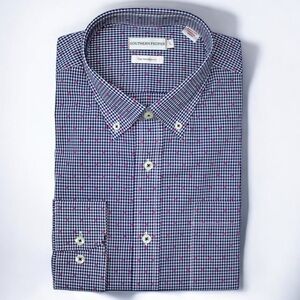 Southern Proper NWT Henning Shirt Brennan Blue & Pink Gingham Button Down Medium